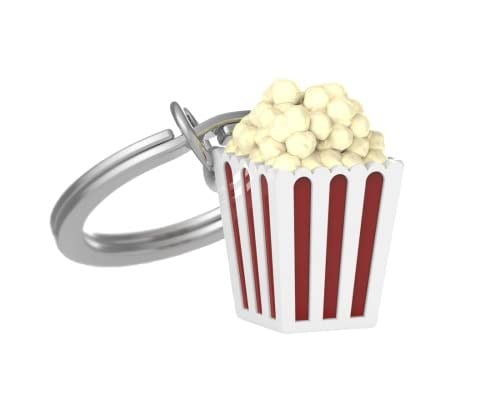 O meta[l]morphose Metalorphose – Anahtarlık Popcorn – MTM135-01, kırmızı/beyaz, tek boy, Kırmızı/Beyaz, Ölçü Birimi