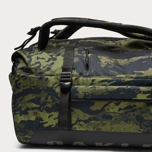 Oakley Sırt Çantaları Road Trip Geri Dönüşümlü Duffle 50L Çanta, Kaplan Kamuflaj Yeşili, Tek Boyut, Kaplan Kamuflaj Yeşili, Tek Boyut, Road Trip Geri Dönüşümlü Duffle 50l Çanta, Kaplan Kamuflaj Yeşili