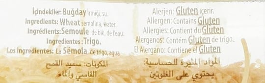 Oba İnce Tel Şehriye, 20 Adet