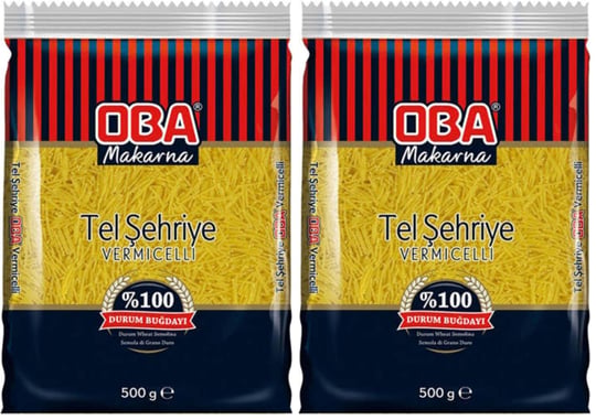 Oba Makarna Classic Tel Şehriye 500g 2li paket