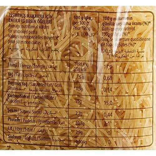 Oba Makarna Classic Tel Şehriye 500g 2li paket
