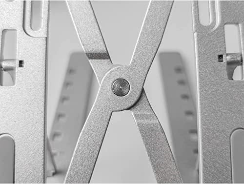 OBEV Taşınabilir Laptop Stant Bilgisayar Stant Notebook Stant Tüm Laptoplarla Uyumlu Bilgisayar Standı Taşınabilir Metal Kaymaz Stant Dizüstü Bilgisayar Stantları Stantı