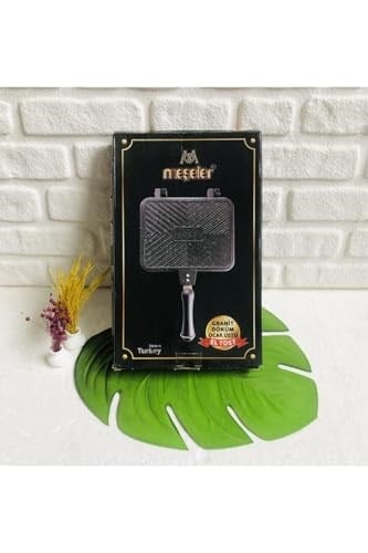 Ocak Üstü Granit Döküm El Tost ve Çok Amaçlı Grill Tava SİYAH
