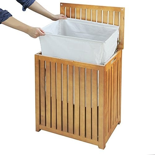 Oceanstar SPA-Style bambu çamaşır torbası