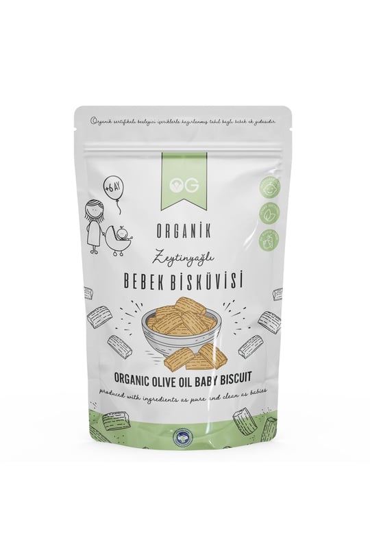 OG Organik Bebek Bisküvisi 300 gr 6 Ay