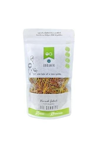 OG Organik Karışık Sebzeli Tam Buğday Tel Şehriye 180 gr +8 Ay