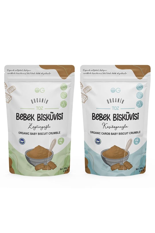 OG Organik Keçiboynuzlu Ve Zeytinyağlı Bisküvi Tozu Seti +6 Ay