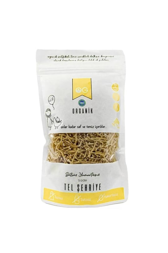 OG Organik Sütsüz Yumurtasız Tel Şehriye 6ay 180gr