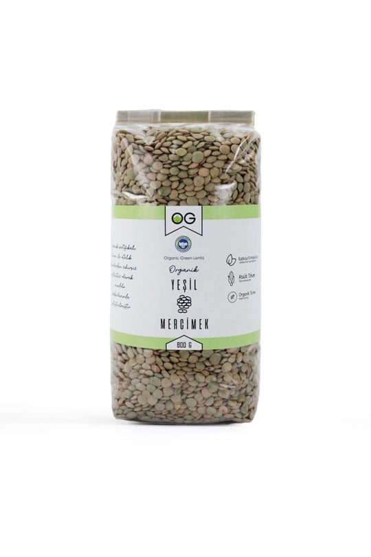 OG Organik Yeşil Mercimek 800 gr