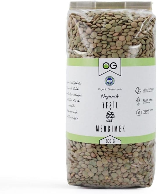 OG Organik Yeşil Mercimek 800 gr