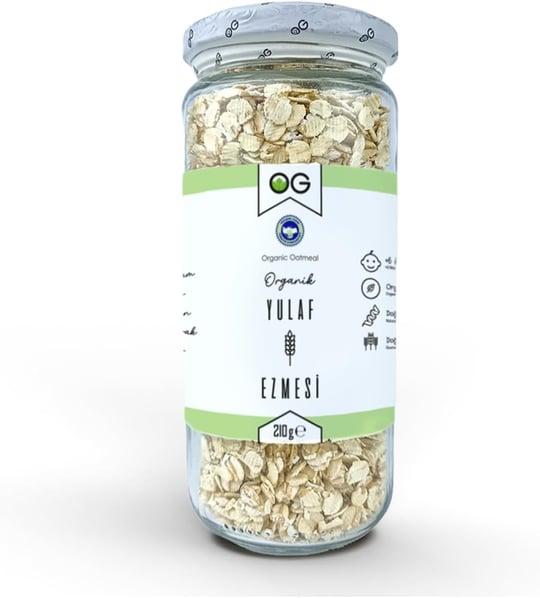 OG Organik Yulaf Ezmesi 210 Gr +6 Ay