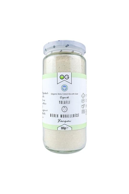 OG Organik Yulaflı Bebek Muhallebisi Karışımı 300 gr 6 Ay