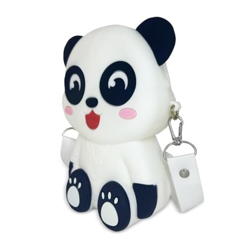 Ogi Mogi Toys Silikon Beyaz Panda Omuz Çantası