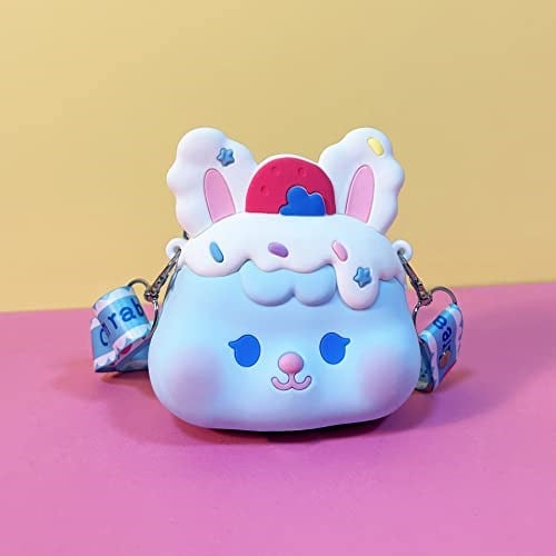Ogi Mogi Toys Silikon Mavi Tavşan Omuz Çantası