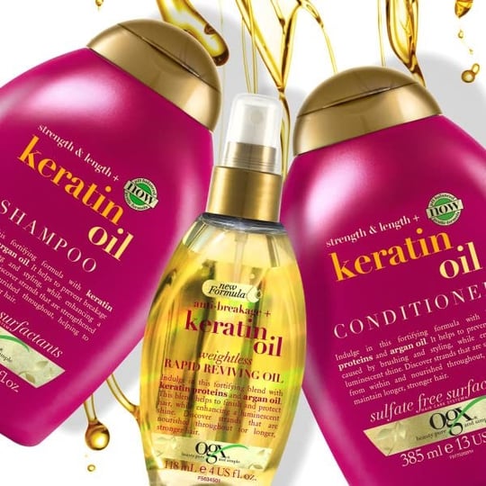 ogx kırılma karşıtı keratin oil saç bakım kremi 385ml