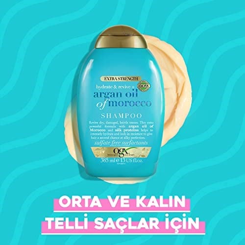 ogx renewing+ argan oil of morocco onarıcı şampuan 385 ml - Seçenekler: 385 ml (Confezione da 1)...