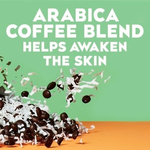 OGX Smoothing Coconut Coffee Scrub & Wash 577ML