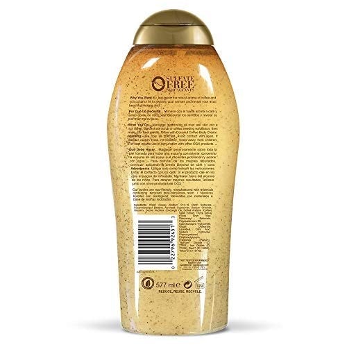 OGX Smoothing Coconut Coffee Scrub & Wash 577ML