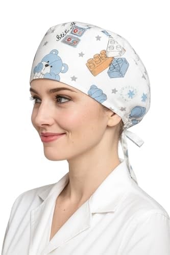 Okanmed Desenli Doktor Hemşire Aşçı Cerrahi Bone Hastane Bone Bandana M400