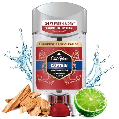 Old Spice Captain Terlemeyi Önleyici Şeffaf Jel Deodorant 70 ml