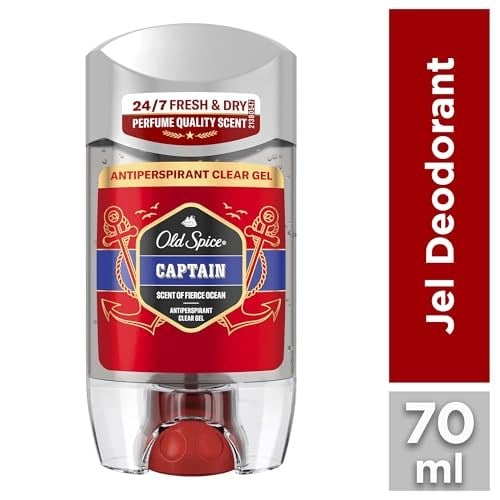 Old Spice Captain Terlemeyi Önleyici Şeffaf Jel Deodorant 70 ml