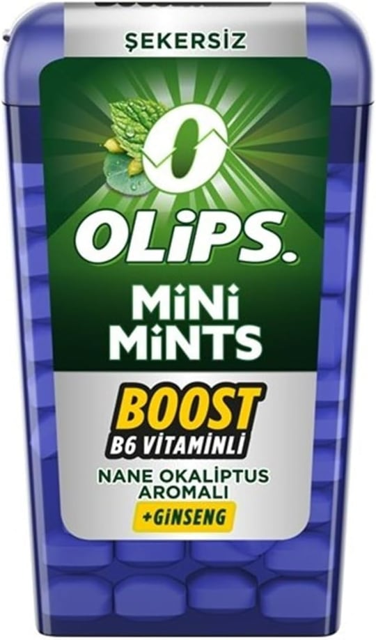 Olips Mini Mints Nane Limon Aromalı Şekerleme 12,5 gr 12 Adet
