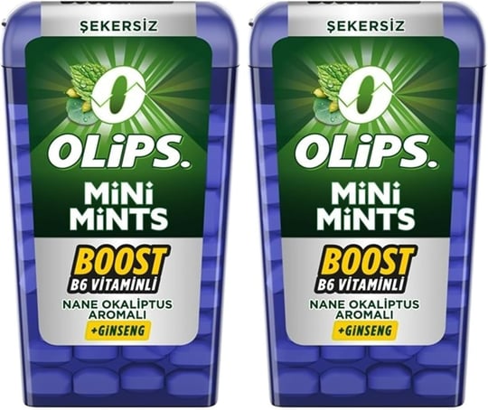 Olips Mini Mints Nane Limon Aromalı Şekerleme 12,5 gr 12 Adet