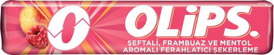 Olips Şeftali Frambuaz Aromalı Stick Şeker 28 gr 24 Adet