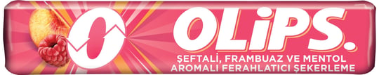 Olips Şeftali Frambuaz Aromalı Stick Şeker 28 gr 24 Adet
