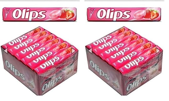 Olips Stick Çilek Aromalı Şekerleme 28 gr 2li paket