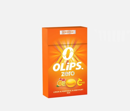Olips Zero Şekersiz Limon Portakal Aromalı Şeker 28 gr