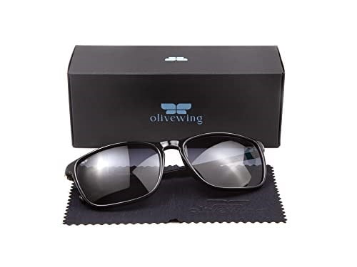 Olivewing Polarize Güneş Gözlüğü | Genç Yetişkin | Erkek | Köşeli Tam Çerçeveli Grilamid TR90 | OLW 9849-06
