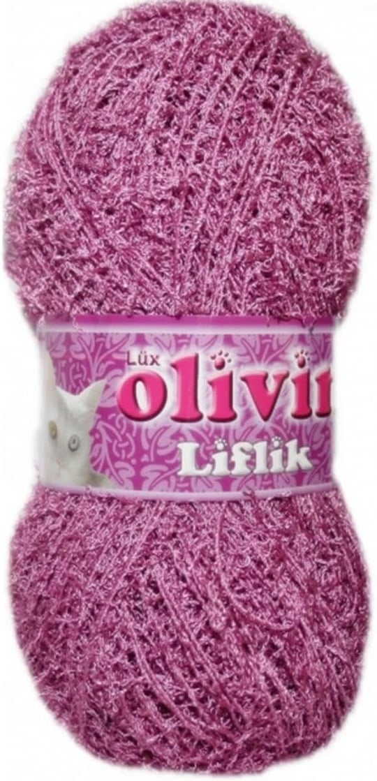Olivin Lüx Liflik El Örgü İpi 407 Gül Kurusu