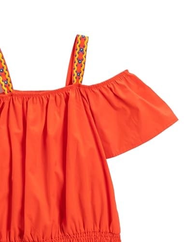 Omzu Açık Askılı Beli Büzgülü Bluz Pamuklu