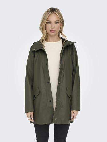 ONLY Damen Onlelisa Raincoat OTW Regenjacke
