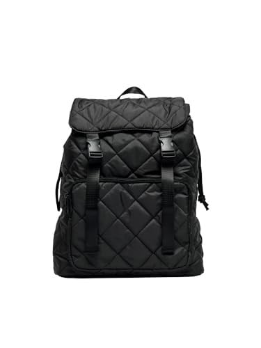 ONLY Kadın ONLOLINE QUILT BACKPACK ACC Çanta, Siyah, Tek Beden
