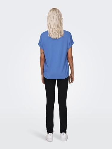 ONLY kadın T-Shirt Onlmoster S/S O-Yaka Üst Noos Jrs