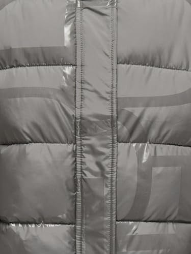 Only Kogmercedes Life Aop Puffer Çocuk Günlük Mont 15327417-DECEMBER-SKY Gri