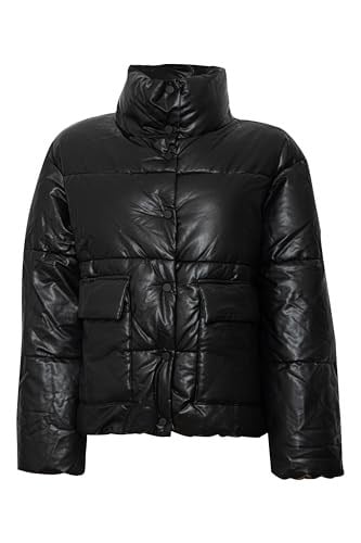 ONLY ONLANJA FAUX LEATHER OVERSIZE PUFFER OTW Mont Kadın