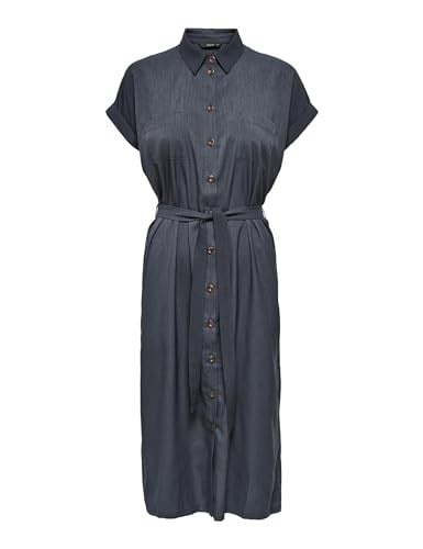 ONLY ONLANNIKA S/L SMOCK DRESS WVN NOOS Elbise Kadın