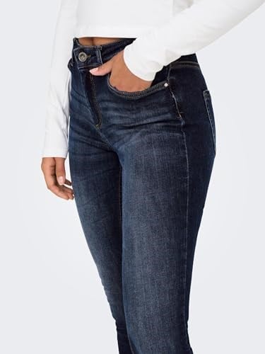 ONLY Onlblush Mid Sk Ankle Rw Dnm Dot245 Noos Kot Pantolon Kadın