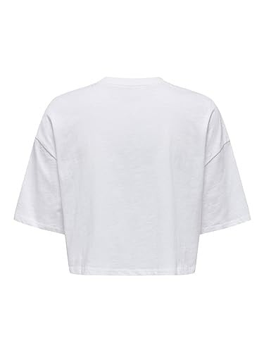 ONLY ONLBONE S/S VACAN TOP BOX JRS Tişört Kadın