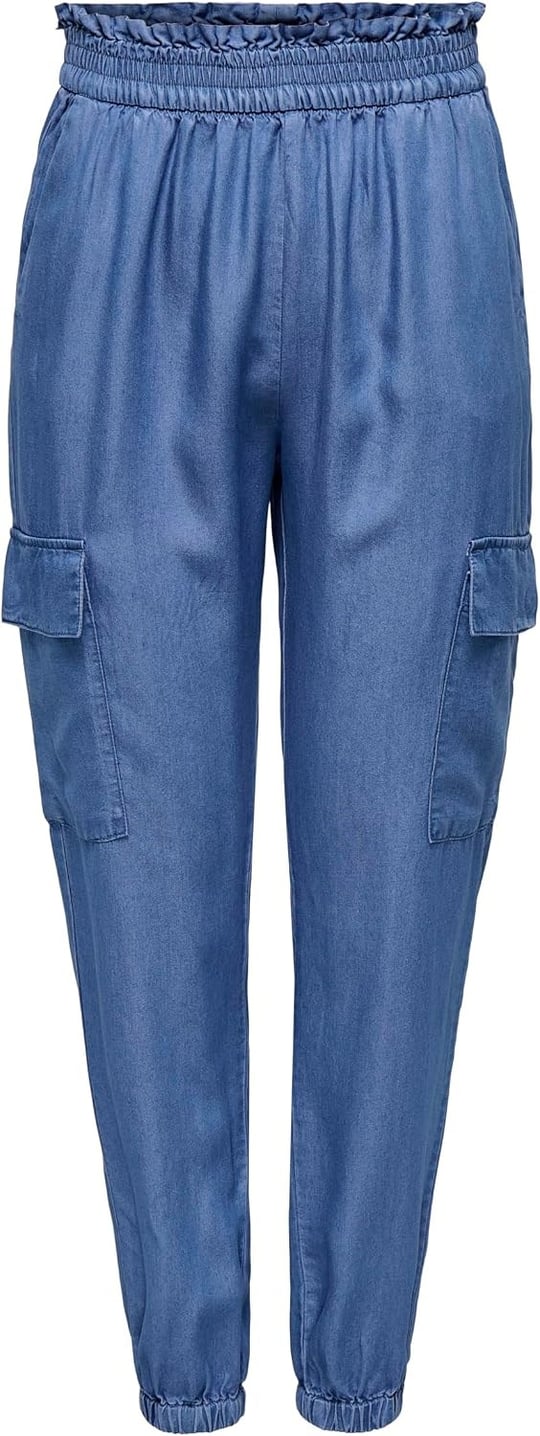 Only ONLCHARIS LIFE Kadın Cargo Pantolon, Mavi, M-32 Beden