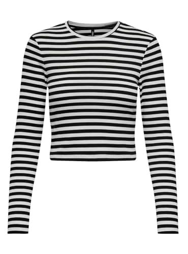 ONLY ONLELINA L/S CROPPED TOP JRS Tişört Kadın