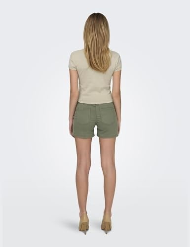 ONLY ONLELINA S/S O-NECK SHORT TOP JRS NOOS Tişört Kadın