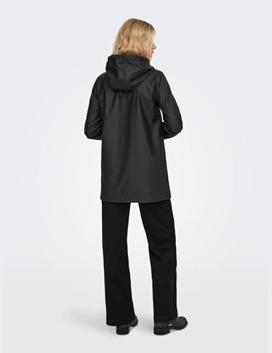 Only Onlelisa Raincoat Otw Erkek Günlük Mont 15261734-BLACK Siyah M