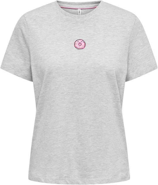 ONLY ONLFOODIE LIFE REG S/S TOP BOX JRS Tişört Kadın
