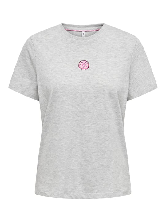 ONLY ONLFOODIE LIFE REG S/S TOP BOX JRS Tişört Kadın