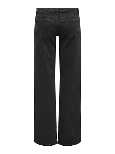 ONLY Onljuicy Hw Wide des Ank Dnm Jeans Dot Kot Pantolon Kadın
