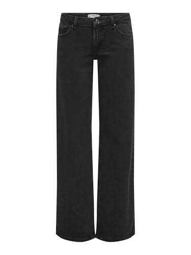 ONLY Onljuicy Hw Wide des Ank Dnm Jeans Dot Kot Pantolon Kadın